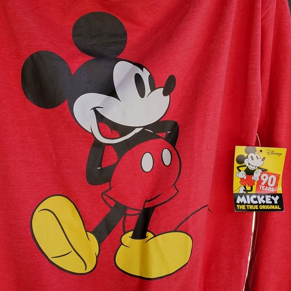 NWT - Disney | Red Mickey Mouse Sweatshirt Size Juniors Medium - Picture 2 of 8